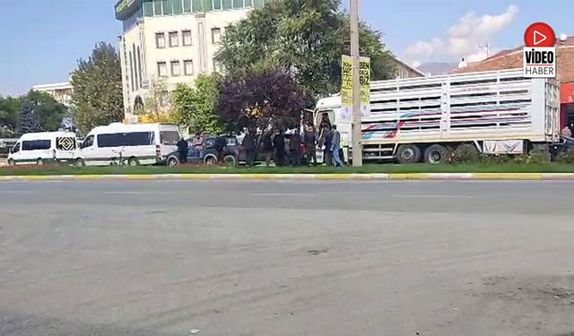 Eski Terminal Kavşağı’nda Zincirleme Kaza