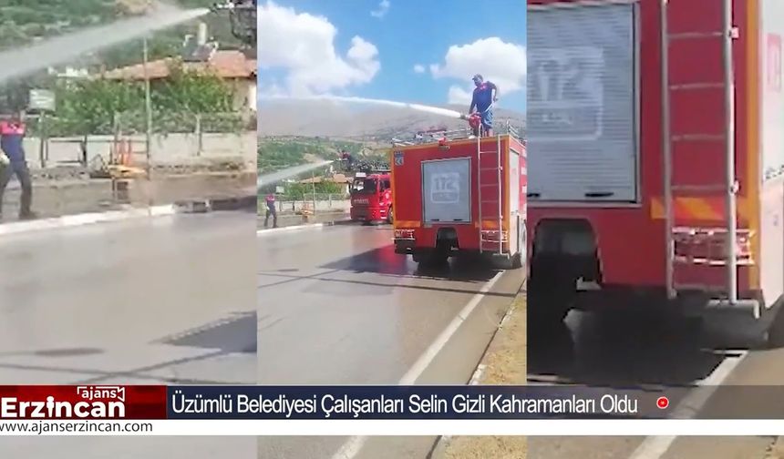 Üzümlü Belediyesi Çalışanları Selin Gizli Kahramanları Oldu