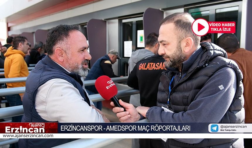 Ajans Erzincan’da Maç Röportajları Büyük İlgi Görüyor