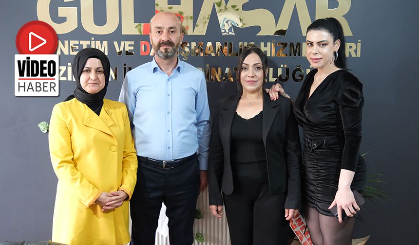 Erzincan'da hizmete açılan Gülhasar Yönetim ve Danışmanlık, büyük ilgiyle karşılandı.