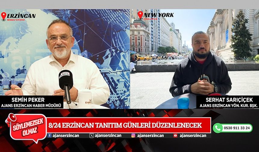 “Söylemezsek Olmaz” Programı Erzincan- Amerika Bağlantısıyla Yayında