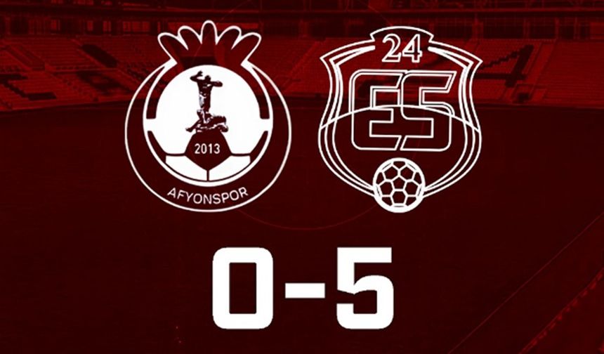 Erzincanspor Afyonspora Deplasmanda Gol Yağdırdı; 5-0