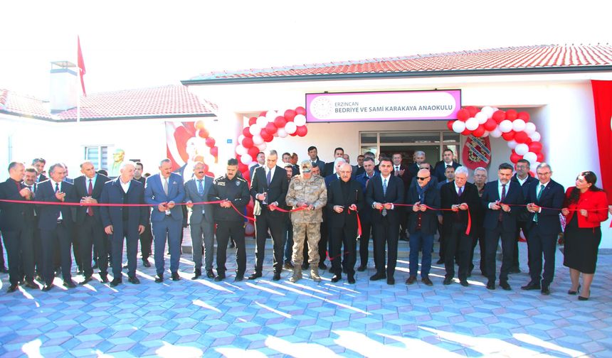 Erzincan’da Anaokulu Açılışı Yapıldı