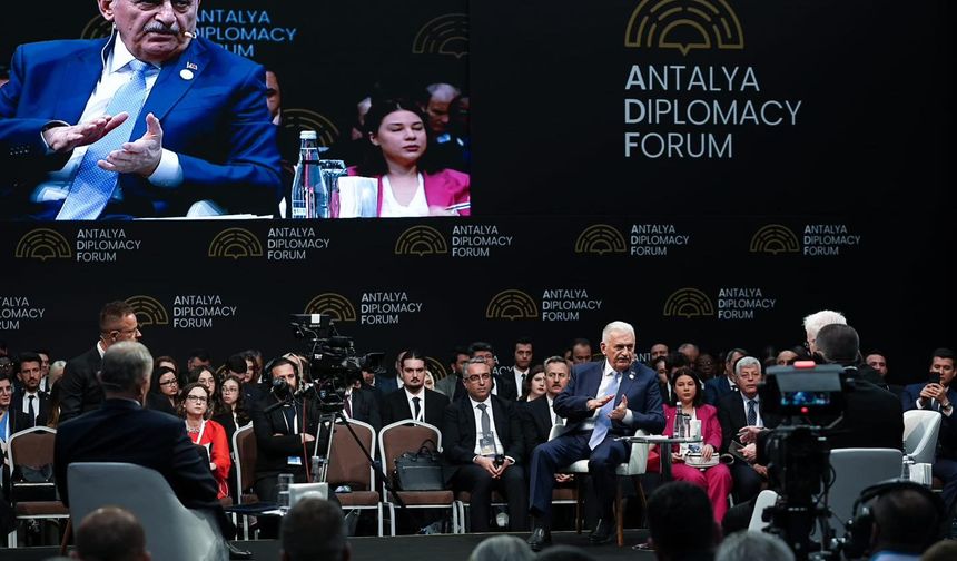 Yıldırım, Antalya Diplomasi Forumunda Konuştu