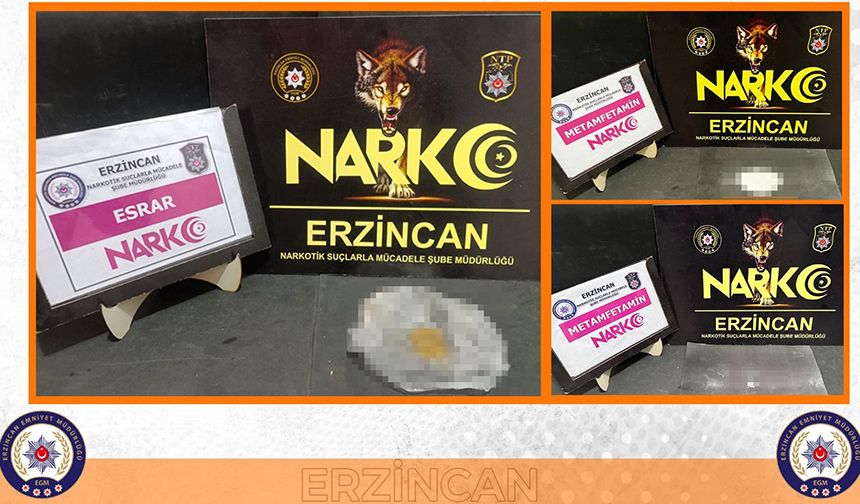 Erzincan'da Madde Bağımlılığına Geçit Yok: 9 Şüpheliye İşlem