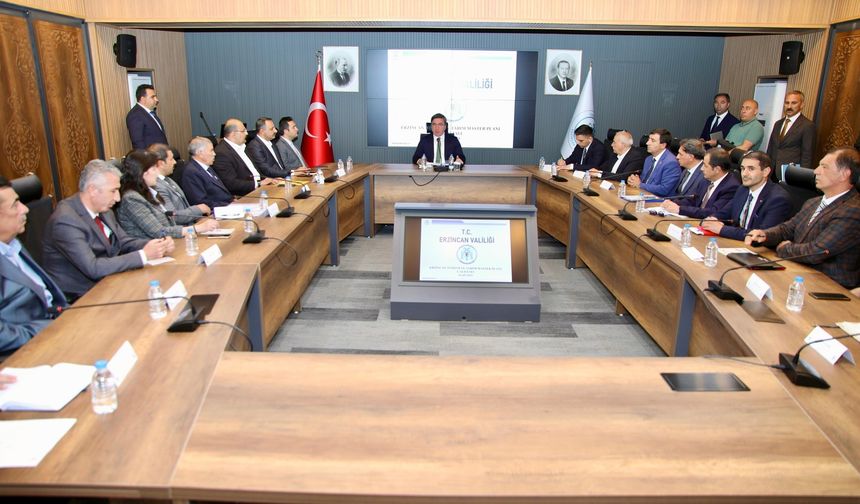 Erzincan’da Turizm ve Tarım Master Planı Çalıştayı Düzenlendi
