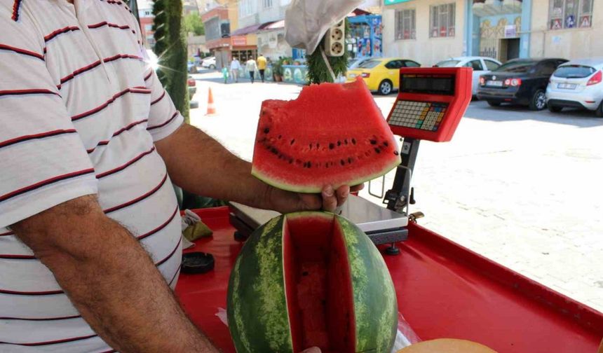 Sıcaklar vatandaşı sulu meyvelere yönlendirdi