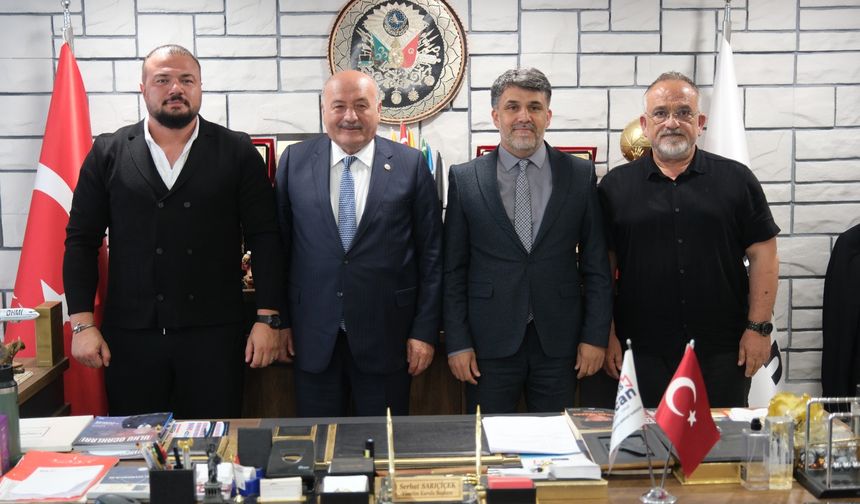 Ak Parti Milletvekili Karaman ve İl Başkanı Kabadayı’dan Ajans Erzincan’a Ziyaret