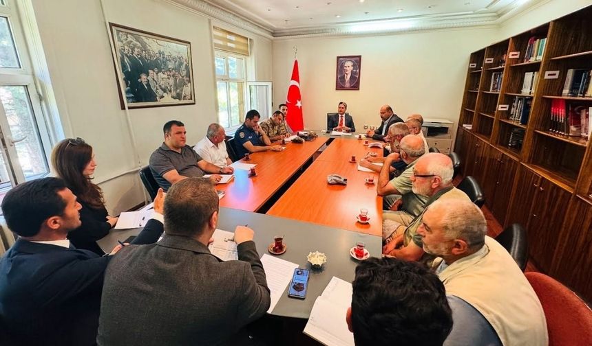 Başbağlar Şehitlerini Anma Programı İçin Güvenlik Toplantısı Düzenlendi