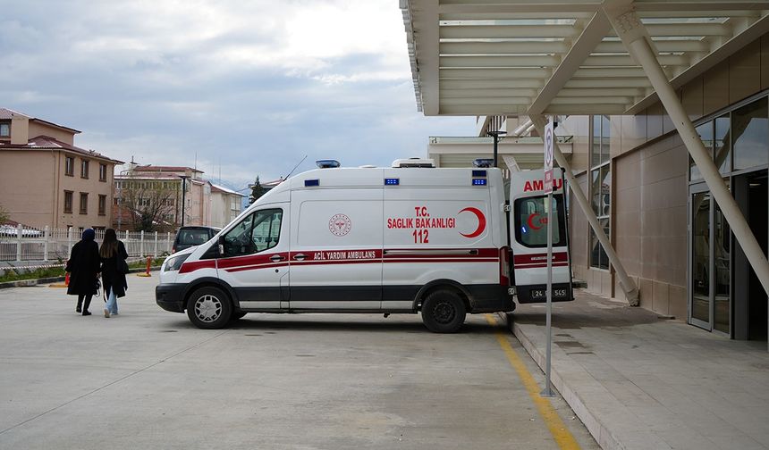 Erzincan Girişinde Kaza; 1 Yaralı