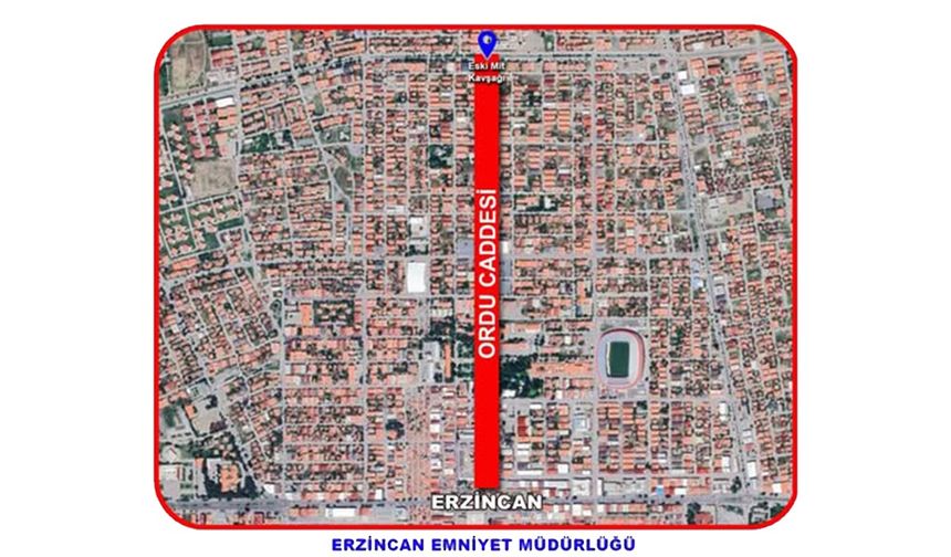 27 Ağustos Çarşamba Günü Ordu Caddesi Trafiğe Kapatılacak