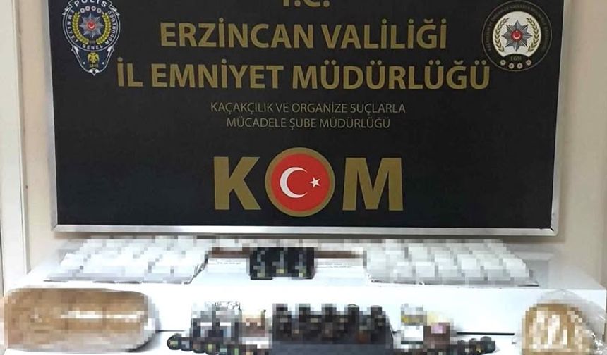 Erzincan Emniyeti Kaçak Sigara ve Tütünün Kökünü Kurutuyor