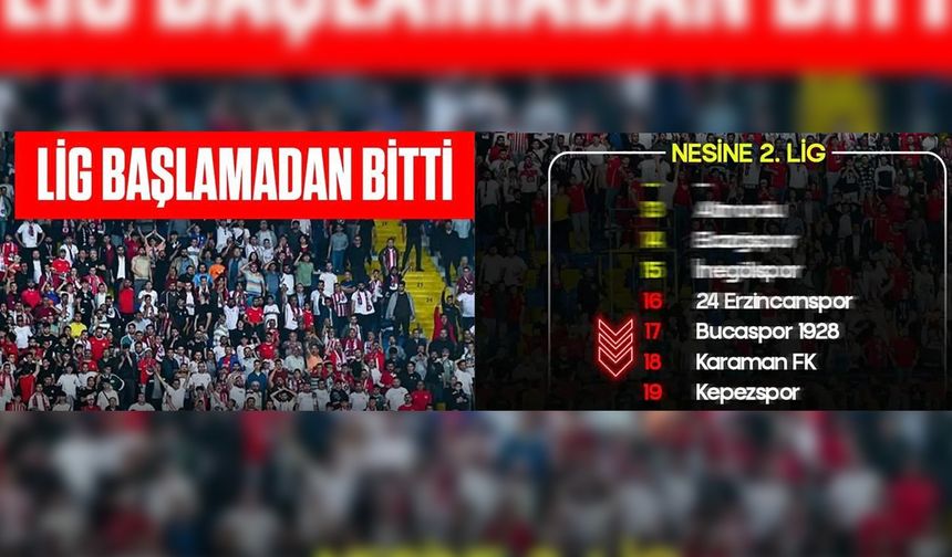 Erzincansporu Lig Başlamadan Küme Düşürdüler