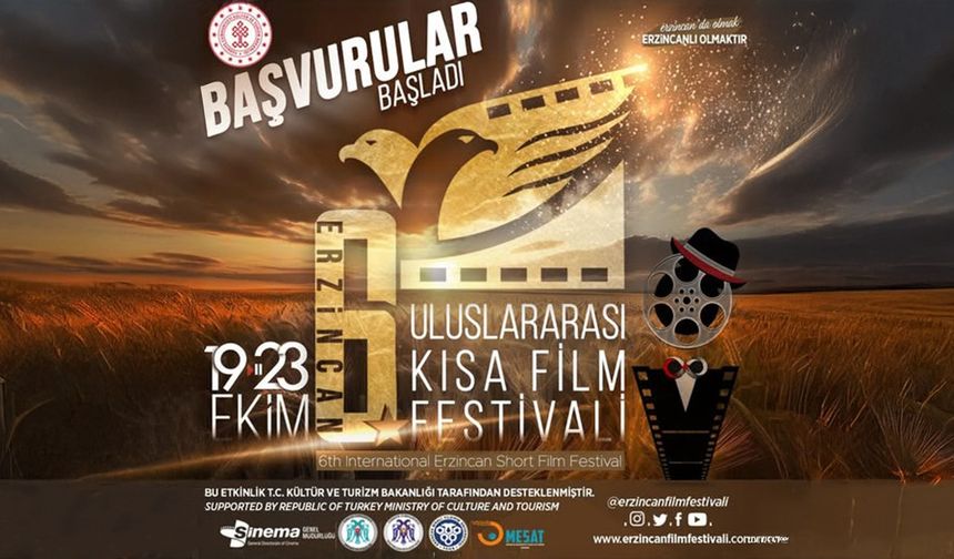 6. Uluslararası Erzincan Kısa Film Festivali’ne Başvurular Başladı