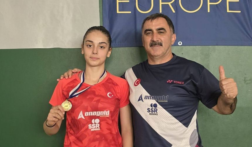 Milli Sporcumuz Aleyna Korkut'tan Altın Madalya