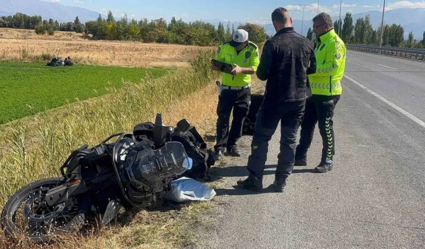Rus Motor Sürücüsü Kazada Hayatını Kaybetti