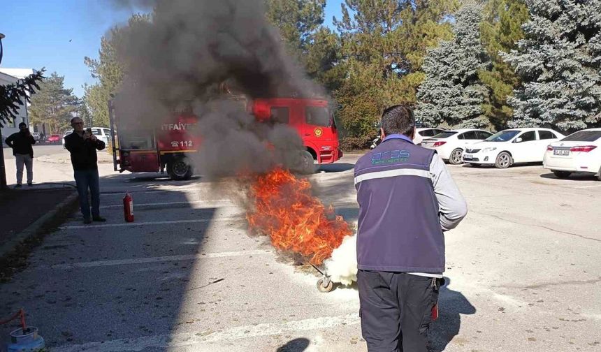 ARAS, İtfaiye ve TEİAŞ İşbirliği İle Acil Durum Senaryosu Uygulandı