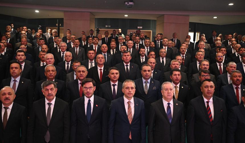 Başkan Aksun MHP Belediye Başkanları İstişare Toplantısına Katıldı