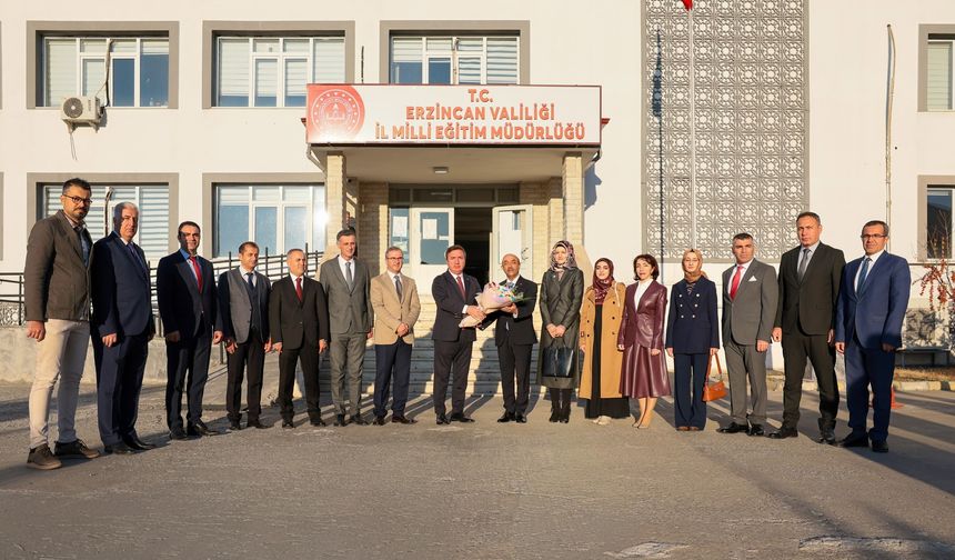 İl Milli Eğitim Müdürlüğü’ne Öğretmenler Günü Ziyareti