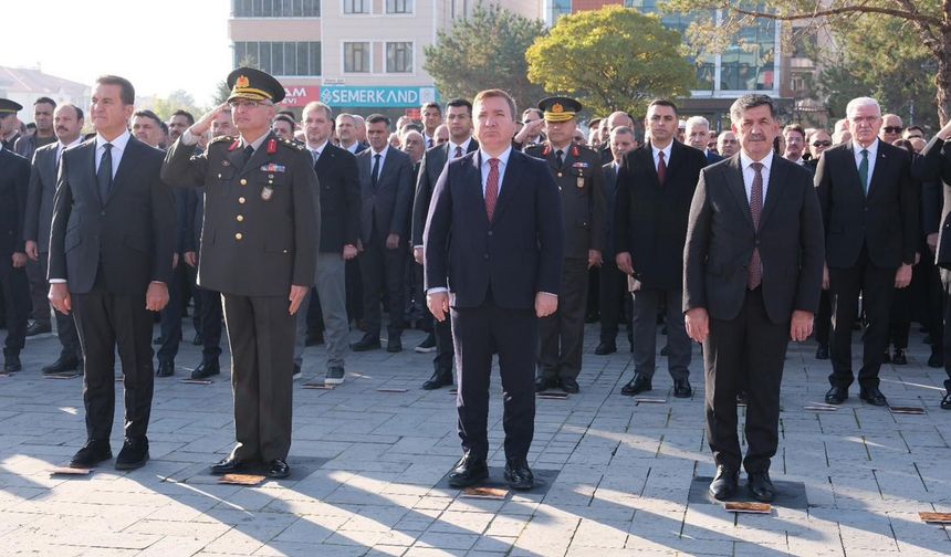 Gazi Mustafa Kemal Atatürk Vefatının 87. Yılında Törenle Anıldı