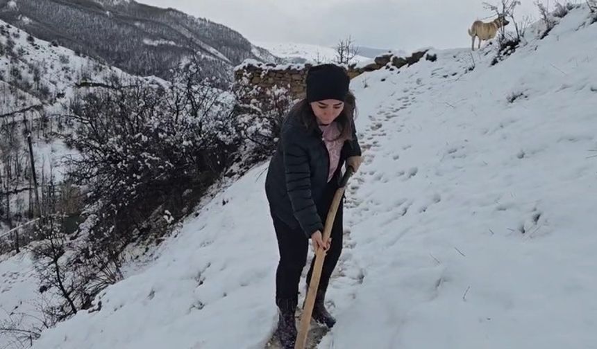 Erzincan’ın Yüksek Kesimleri Beyaza Büründü