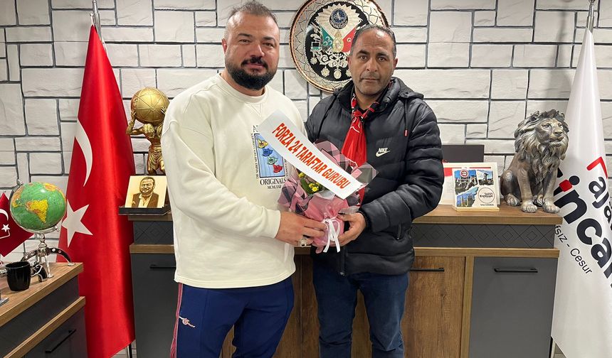 Forza 24 Taraftar Grubundan Ajans Erzincan’a Ziyaret