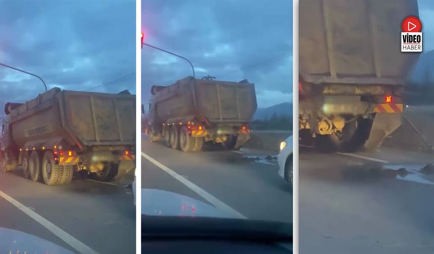 Hafriyat Kamyonları Döke Döke Gidiyor