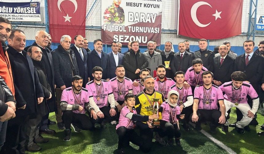 Şehit Er Mesut Koyun Anısına Düzenlenen Şavak Aşireti Turnuvası Tamamlandı