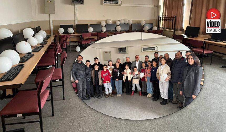 Altınbaşak’ta Eğitime Bilgisayar Desteği