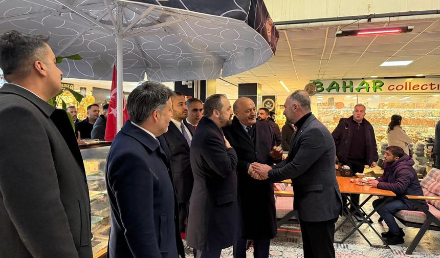 Acar, Esnaf Ziyaretlerinde Bulundu