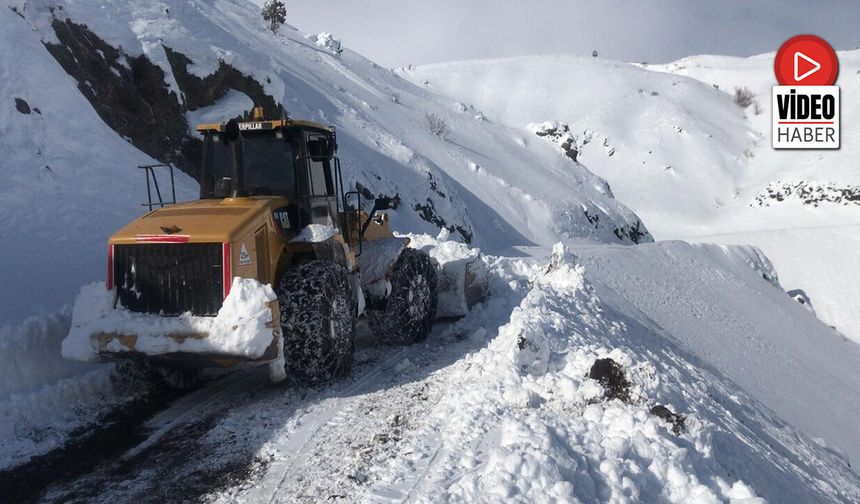Erzincan'da Kar ve Tipi Ulaşımı Olumsuz Etkiledi