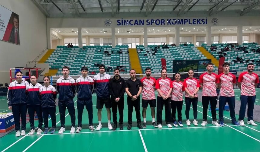 Badminton Lig Takımlarımız Ankara'da Fırtına Gibi Esti