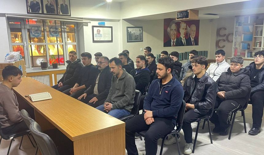 Erzincan Ülkü Ocakları’ndan Anma Programı