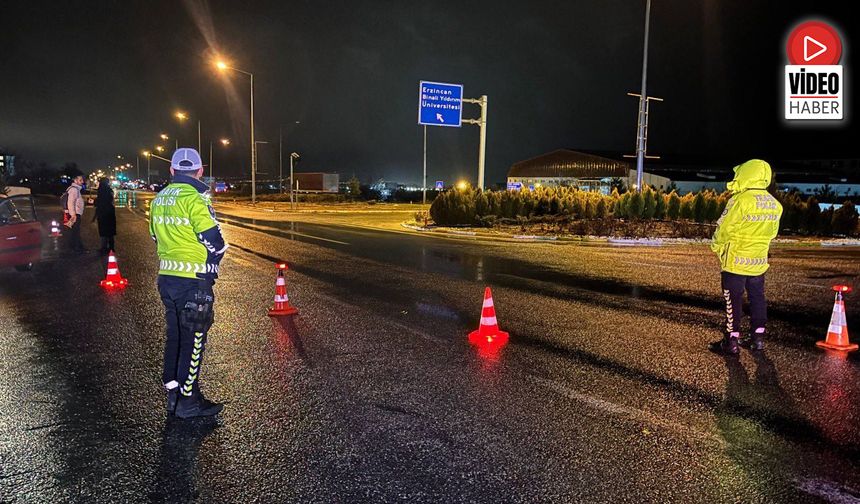 Erzincan'da Kar ve Sis Ulaşımı Aksattı