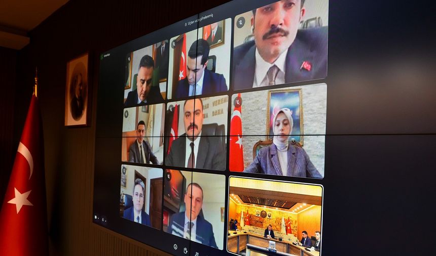 Vali Aydoğdu Başkanlığında Koordinasyon Toplantısı Düzenlendi