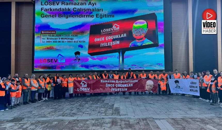 LÖSEV Gençlerinden Erzincan’da Farkındalık Etkinliği