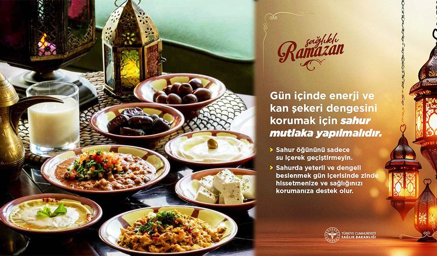 Sağlık Bakanlığı: Sahuru Atlamayın