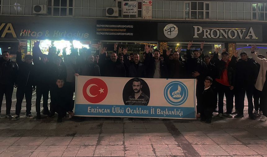 Erzincan Ülkü Ocakları Anma Etkinliği