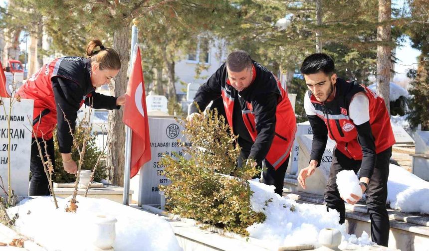 Şehit Kabirleri Bayram Öncesi Ziyaret Ediliyor