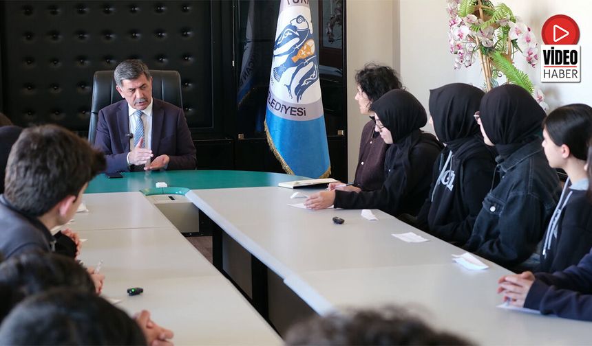 Gençlerden Başkan Aksun’a Çevre Ziyareti