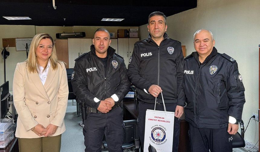 Erzincan Emniyetinden Şehit ve Gazi Ailelerine Bayram Ziyareti