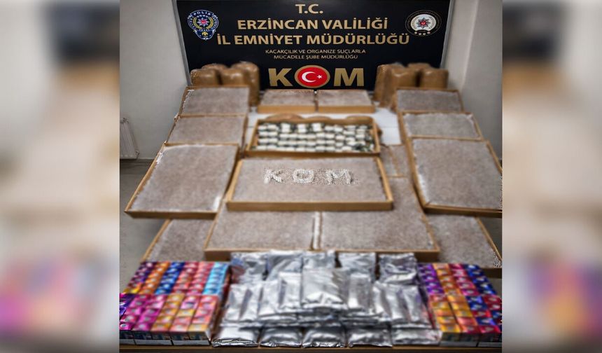 Erzincan’da Kaçak Tütün Operasyonu