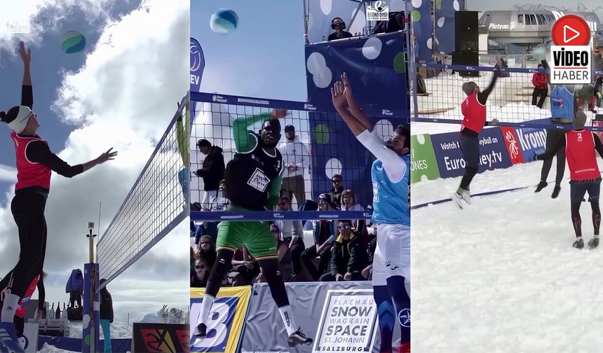 Ergan Dağı’nda Kar Voleybolu Heyecanı Başlıyor