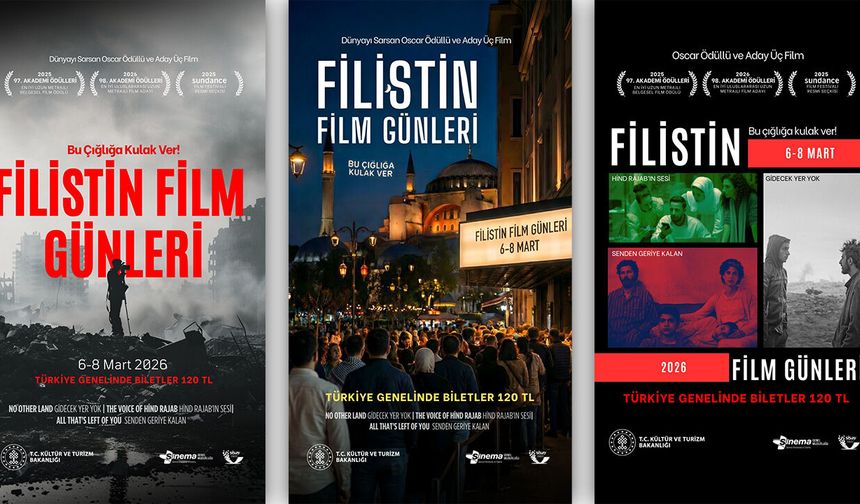 Filistin Film Günleri 6–8 Mart’ta Erzincan’da