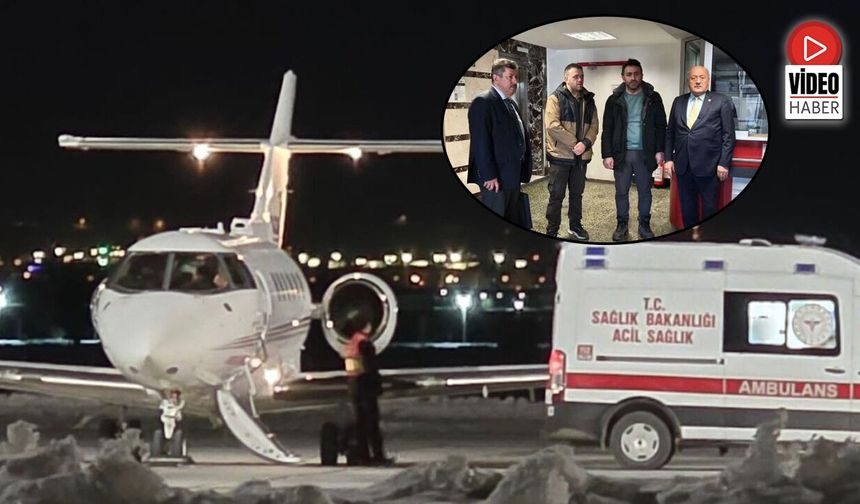 Oksijen Tüpü Krizini Milletvekili Karaman Ambulans Uçak İle Çözdü