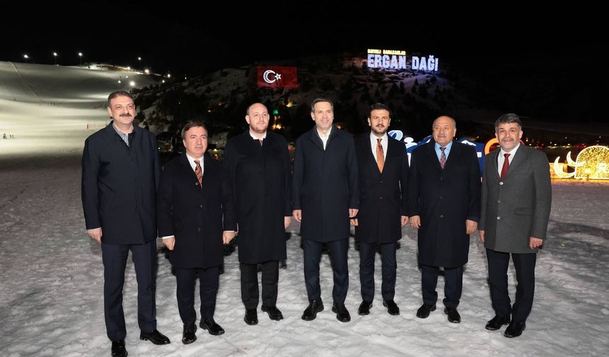 Ergan Dağı Kayak Merkezine Hayran Kaldılar