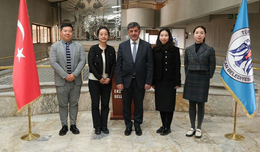 Çin Büyükelçilik Heyeti Erzincan’da