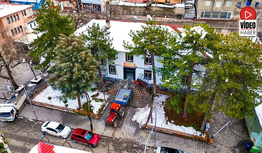 İliç’te Tarihi Bina Yeniden Hayat Buluyor