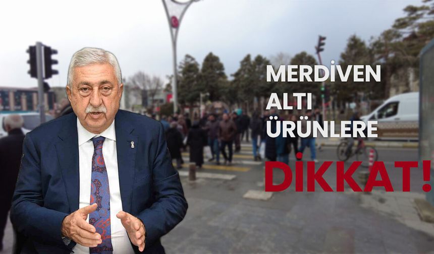 Palandöken’den Merdivenaltı Ürünlere Dikkat Uyarısı