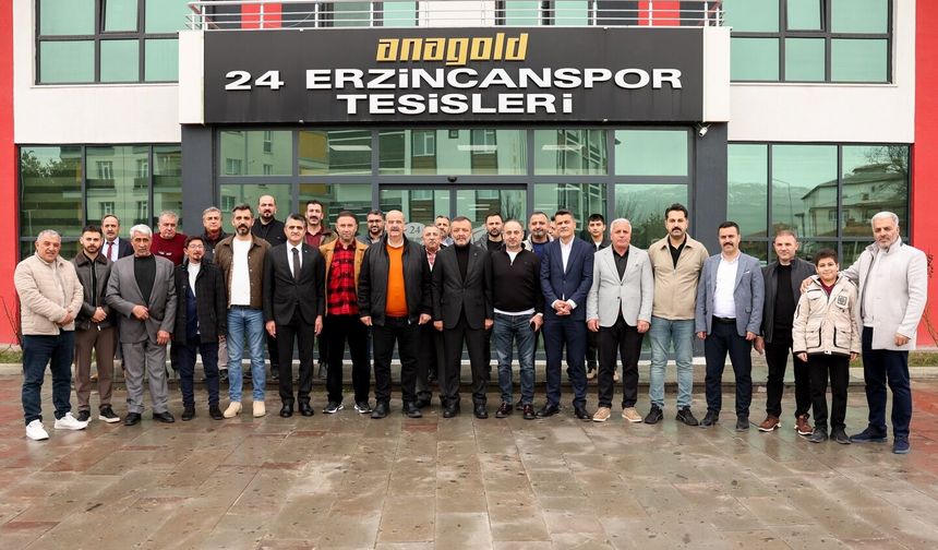 TSO Başkan Adayı Tan Erzincanspor Kulübünü Ziyaret Etti